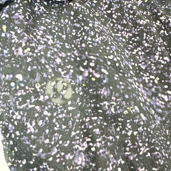 Lululemon Speed Up Short Size 6 Crystalline Multi Balck Athletic 2.5" - Picture 4 of 5